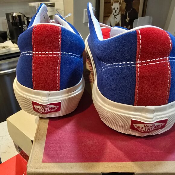 Vans Men UA Sid DX Anaheim Factory Blue Red VN0A4BTXXIB MENS SIZE 12 NEW - Picture 6 of 10